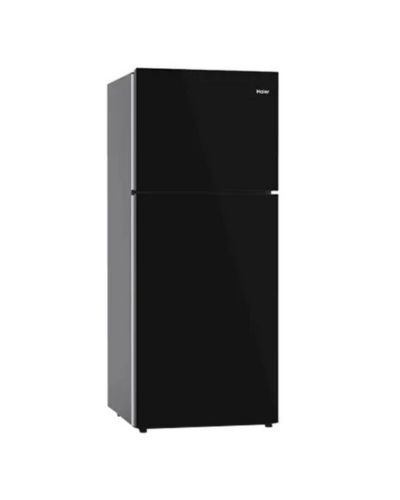 Haier HRF-460WDBG 439L black glass no frost refrigerator front view